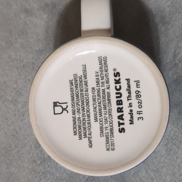 Starbucks Paris, France and Lisboa Demitasse   3 lot expresso Mugs 3oz. - Picture 8 of 11